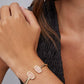Kendra Scott Elton Cuff Bracelet / Gold Rose Quartz