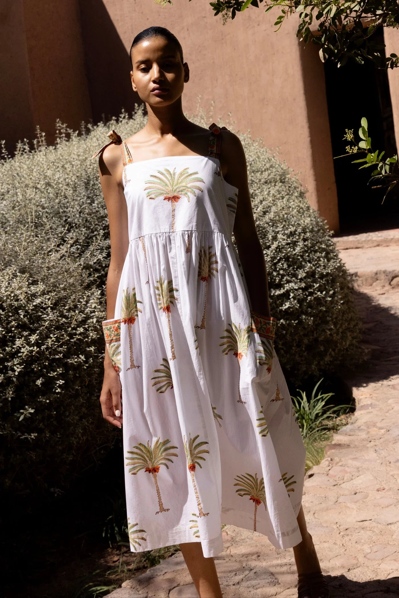 Tie Strap Pocket Midi | Canary Green