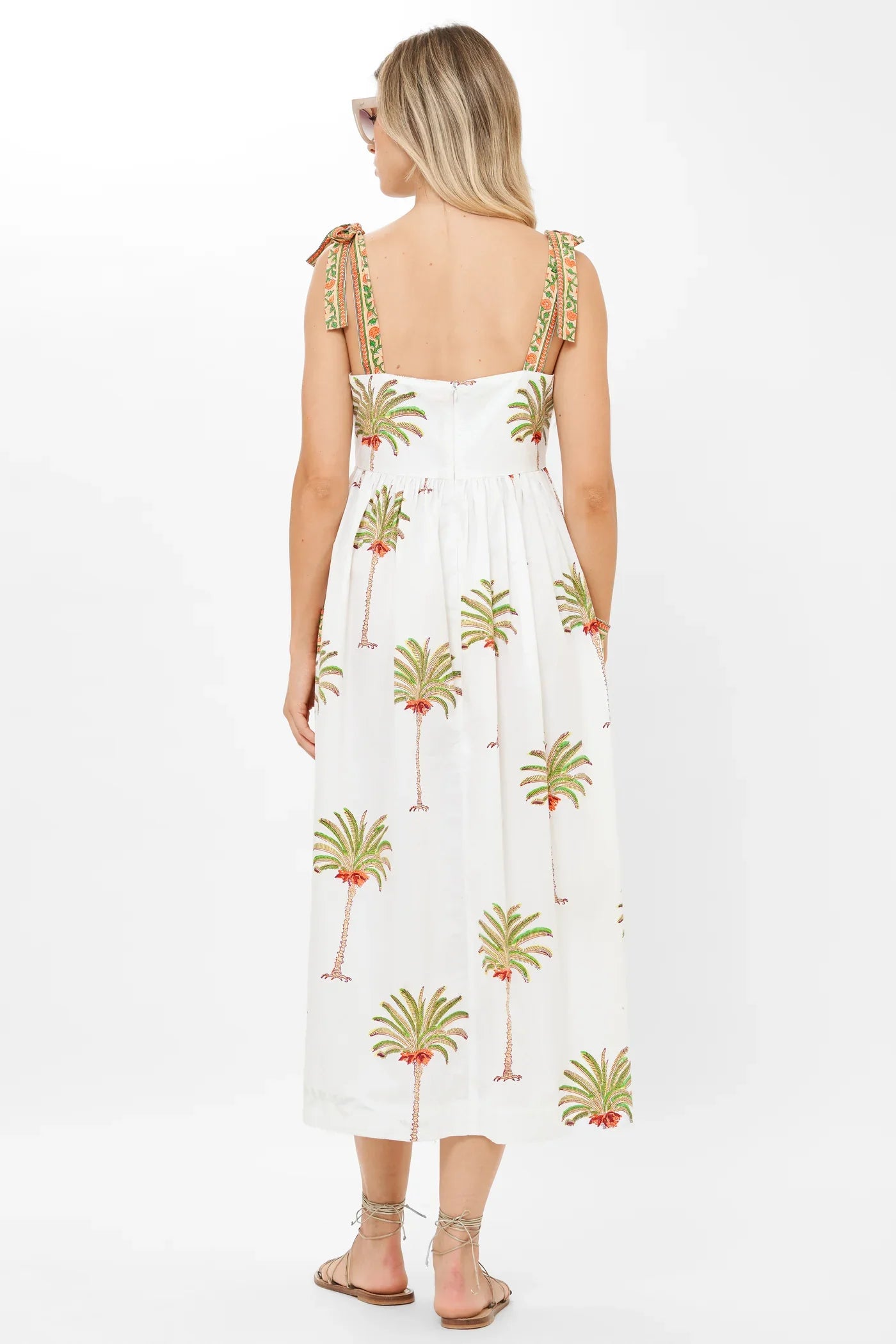 Tie Strap Pocket Midi | Canary Green