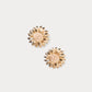 Lilly Garden Earrings Gold Metallic