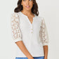 Ronson Eyelet Knit Top