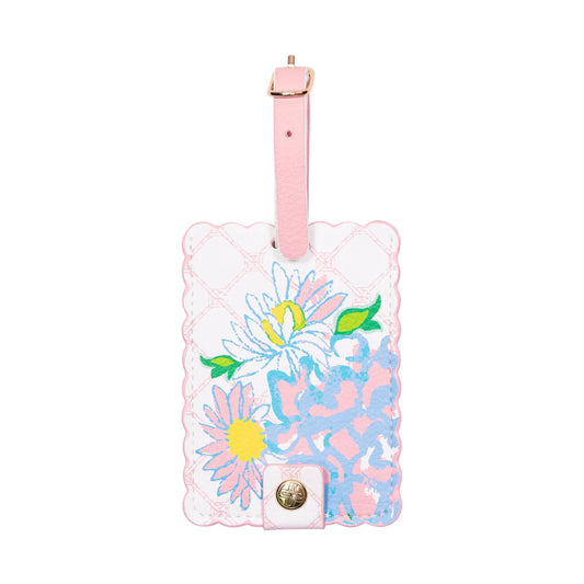 Scalloped Luggage Tag | Lilly Garden Home