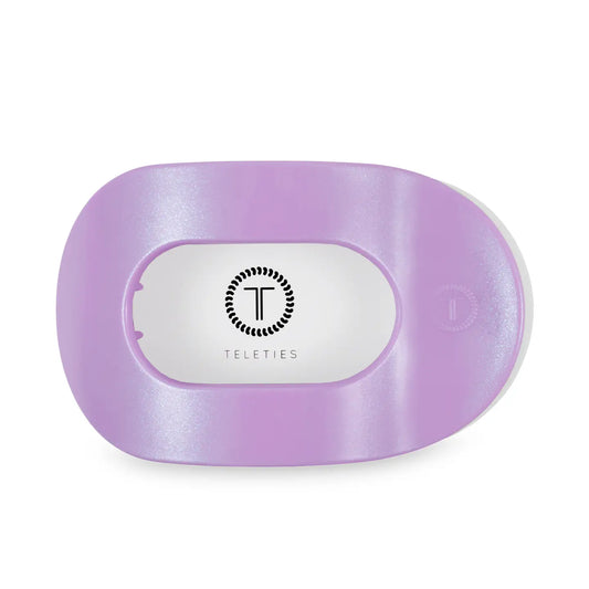 Round Flat Hair Clip - Large - Springtime Sparkle