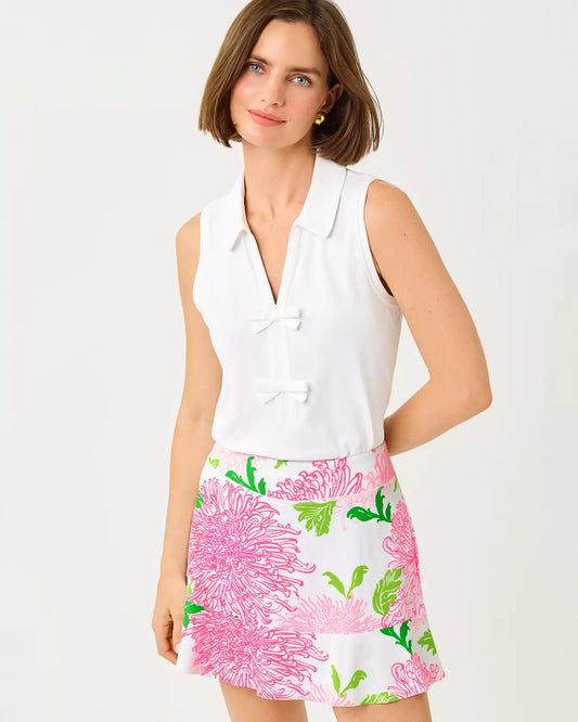 Frida Sleeveless Bow Polo UPF 50+