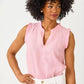 Kavalla Sleeveless Ruffle Top