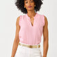 Kavalla Sleeveless Ruffle Top