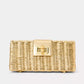 Leena Wicker Clutch