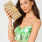 Leena Wicker Clutch