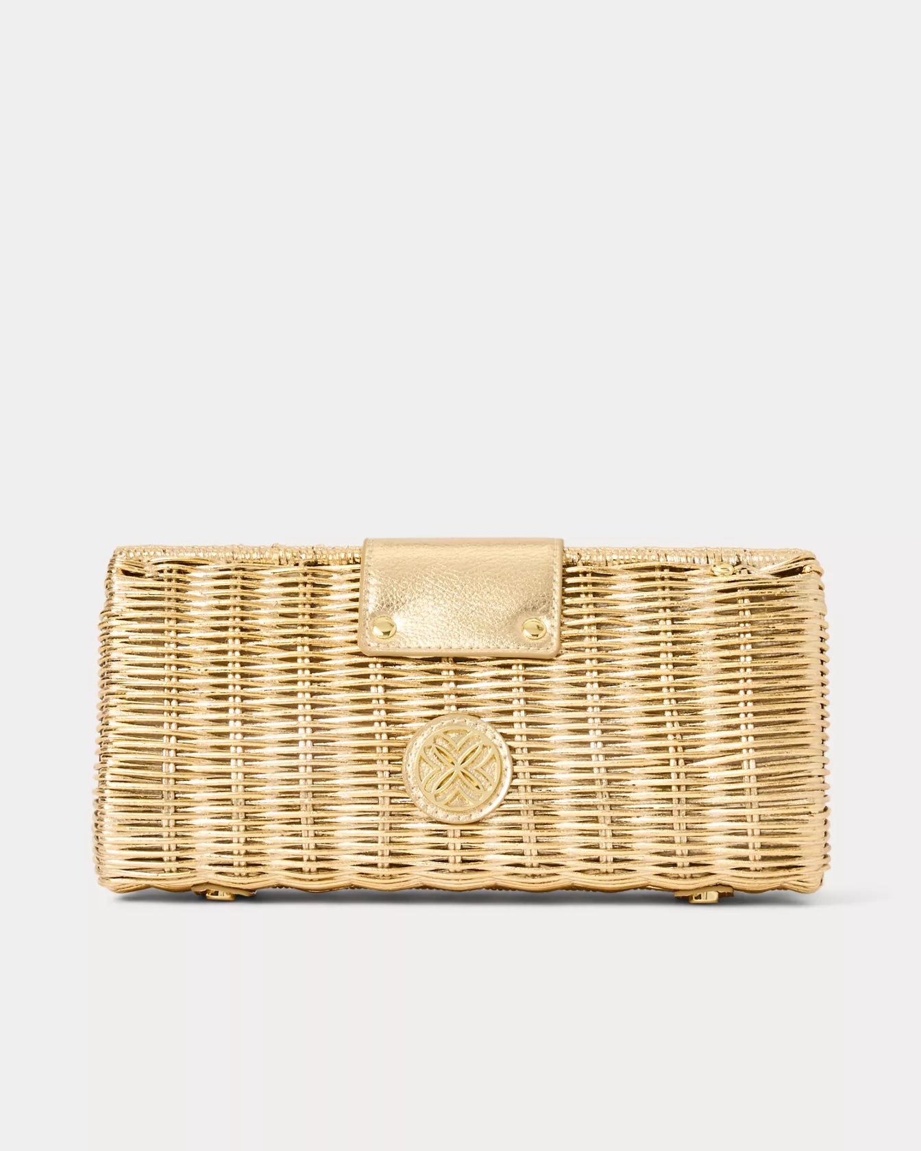 Leena Wicker Clutch