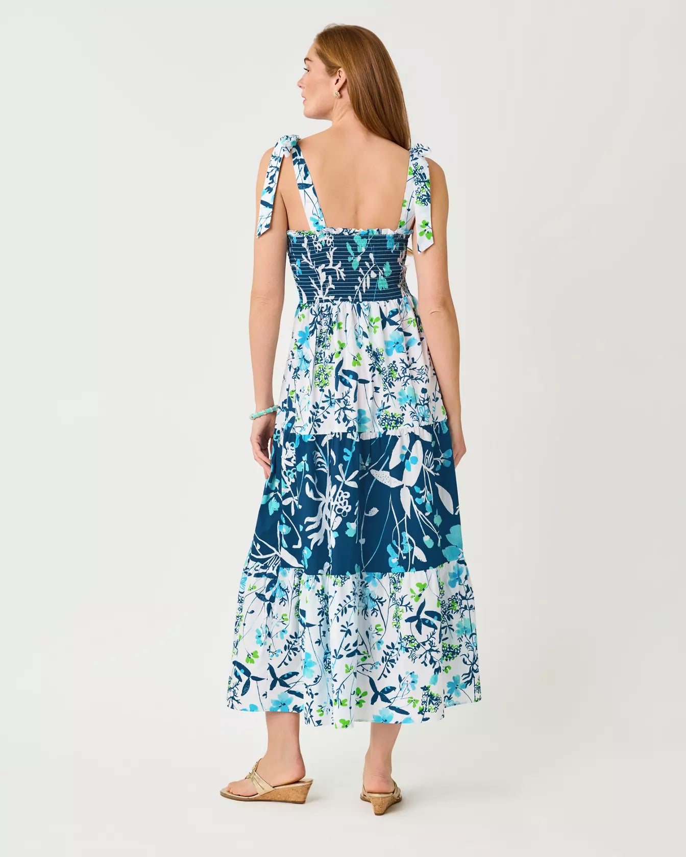 Athyn Smocked Maxi Dress
