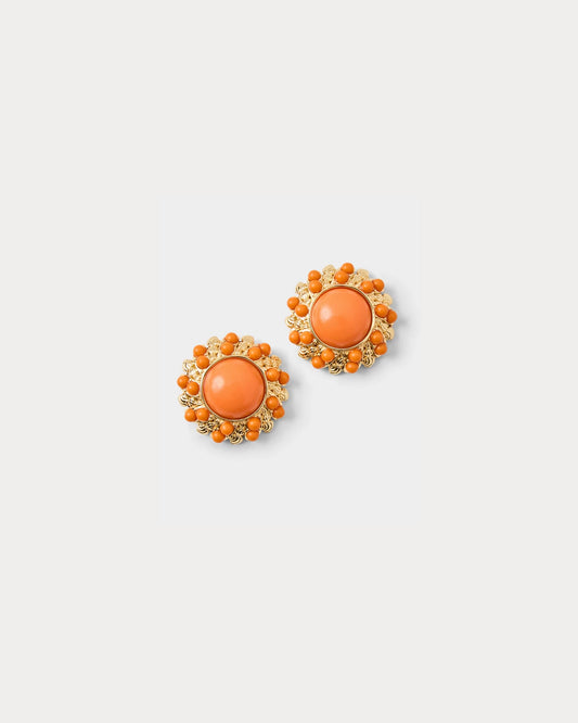 Seaside Harbour Earrings Sunset Orange