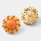 Seaside Harbour Earrings Sunset Orange