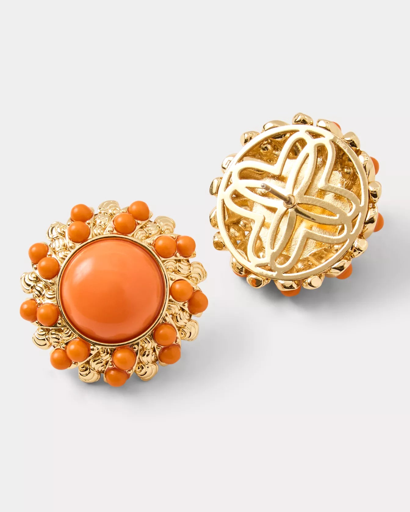 Seaside Harbour Earrings Sunset Orange