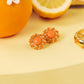 Seaside Harbour Earrings Sunset Orange