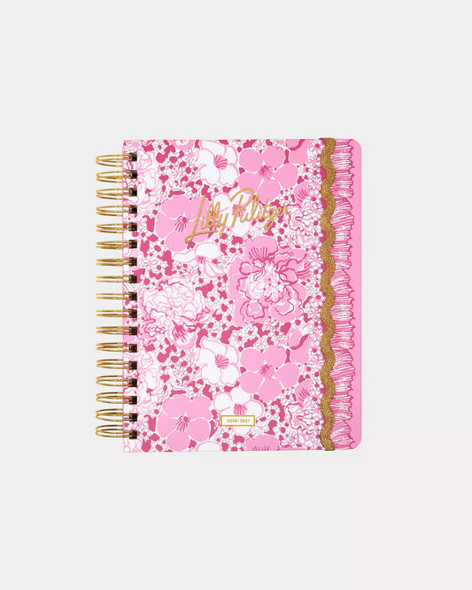 Large 17 Month Agenda, Conch Shell Pink Burst of Joy