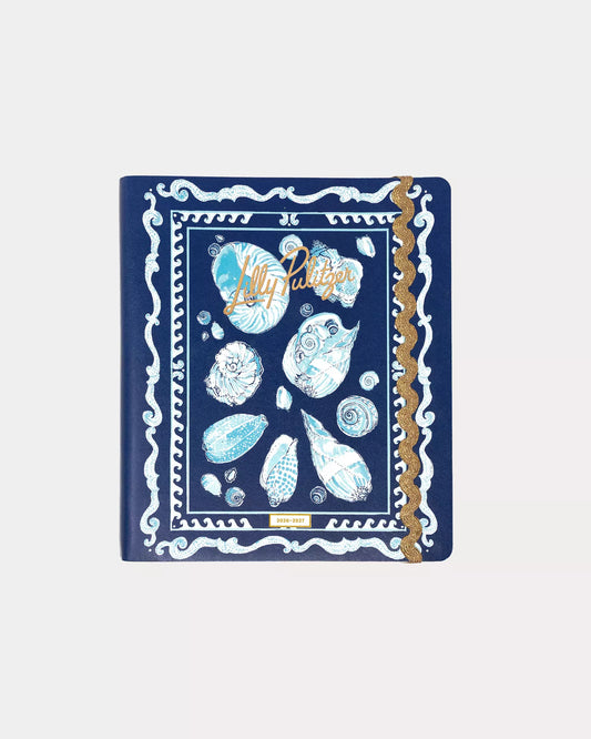 17 Month Soft Cover Planner, Shell Shine