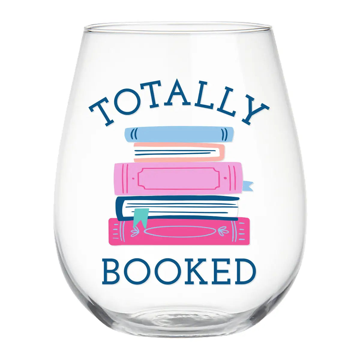 Book Club Stemless Wine Glass | Totally Booked