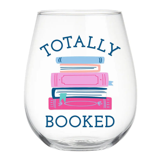 Book Club Stemless Wine Glass | Totally Booked