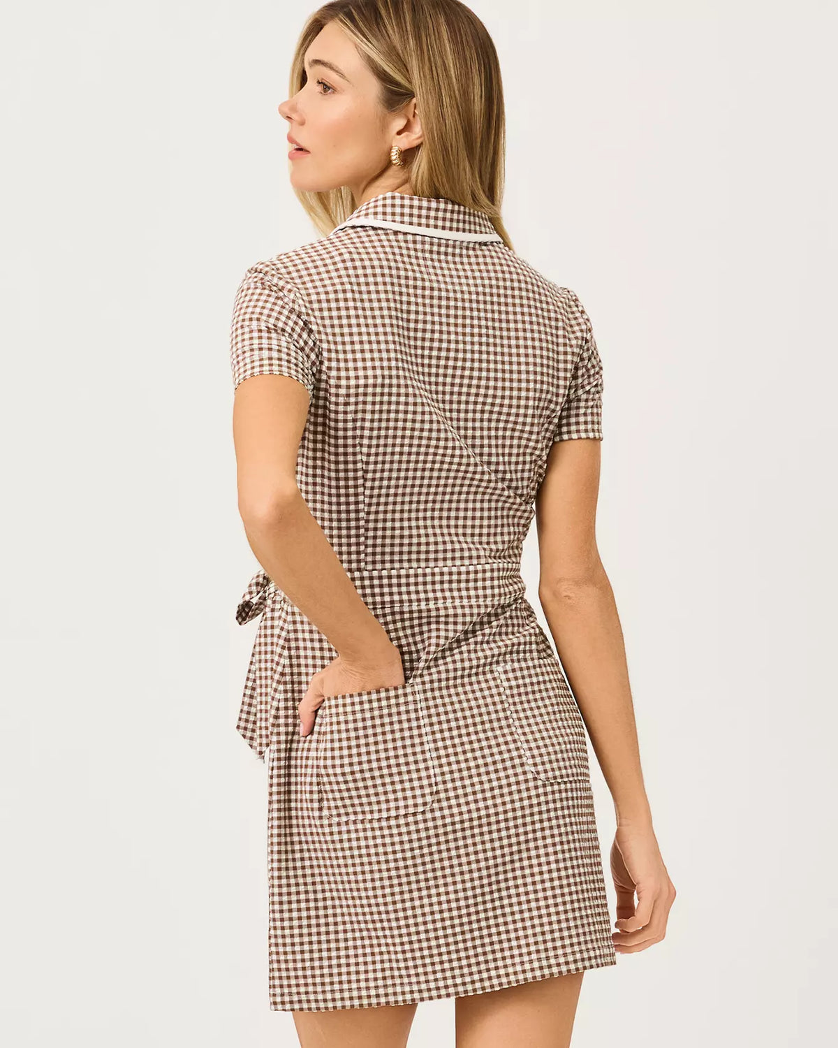 Kathy Short Sleeve Tie Dress UPF 50+