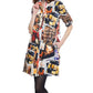 Dizzy Lizzie | Chatham Dress Rock And Roll Print