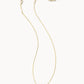 Kendra Scott Elisa Short Pendant Necklace / Gold Navy Abalone