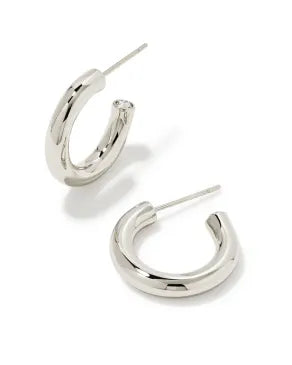 Kendra Scott Colette Huggie Earrings / Silver