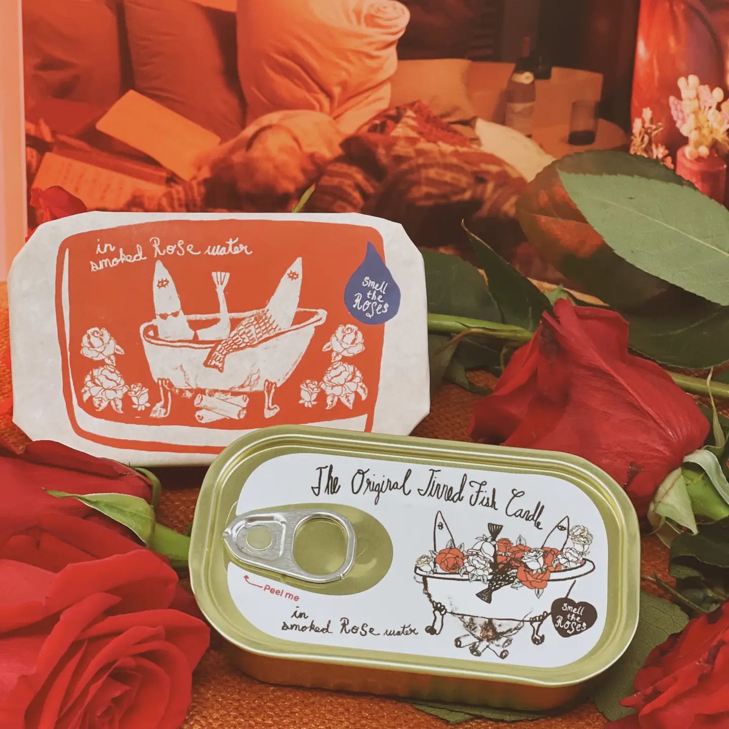 Tinned Fish Candle | Smoked Rose Water