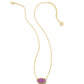 Kendra Scott Elisa Short Pendant Necklace / Gold Mulberry Druisy
