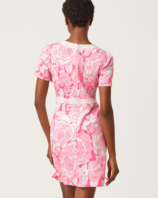 Evita Short Sleeve Stretch Shift