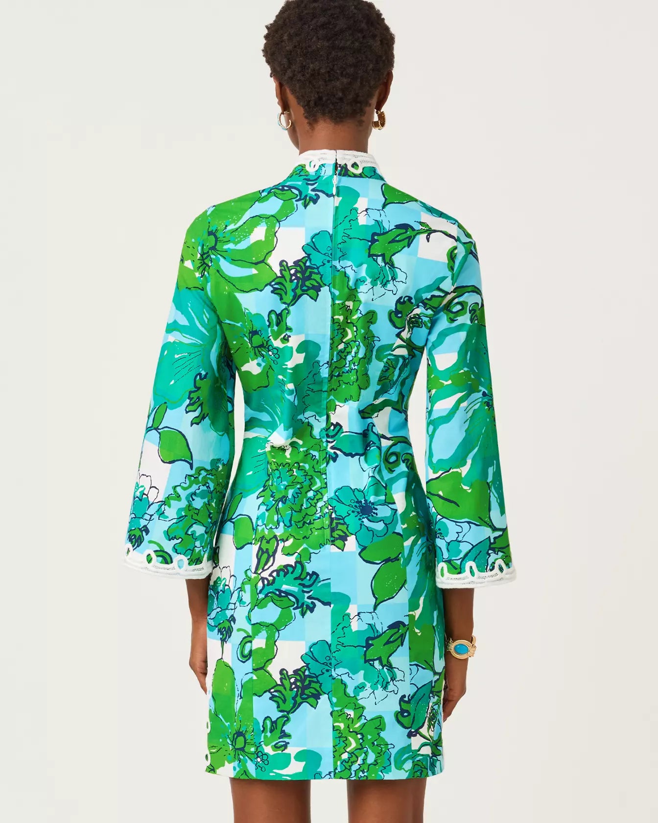 Shealyn 3/4 Sleeve Stretch Cotton Dress