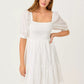 Hadly Short Sleeve Smocked Dress