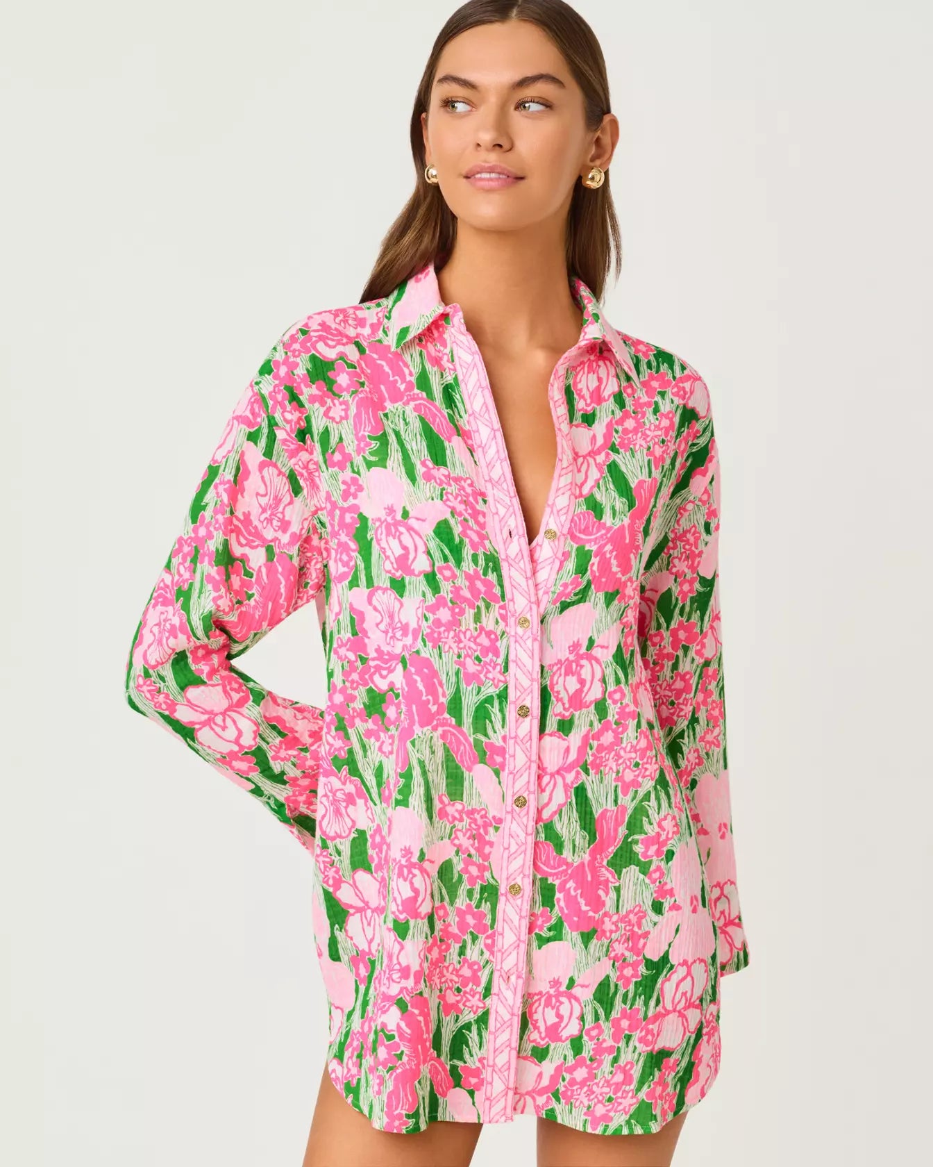 Kwitney Long-Sleeve Coverup