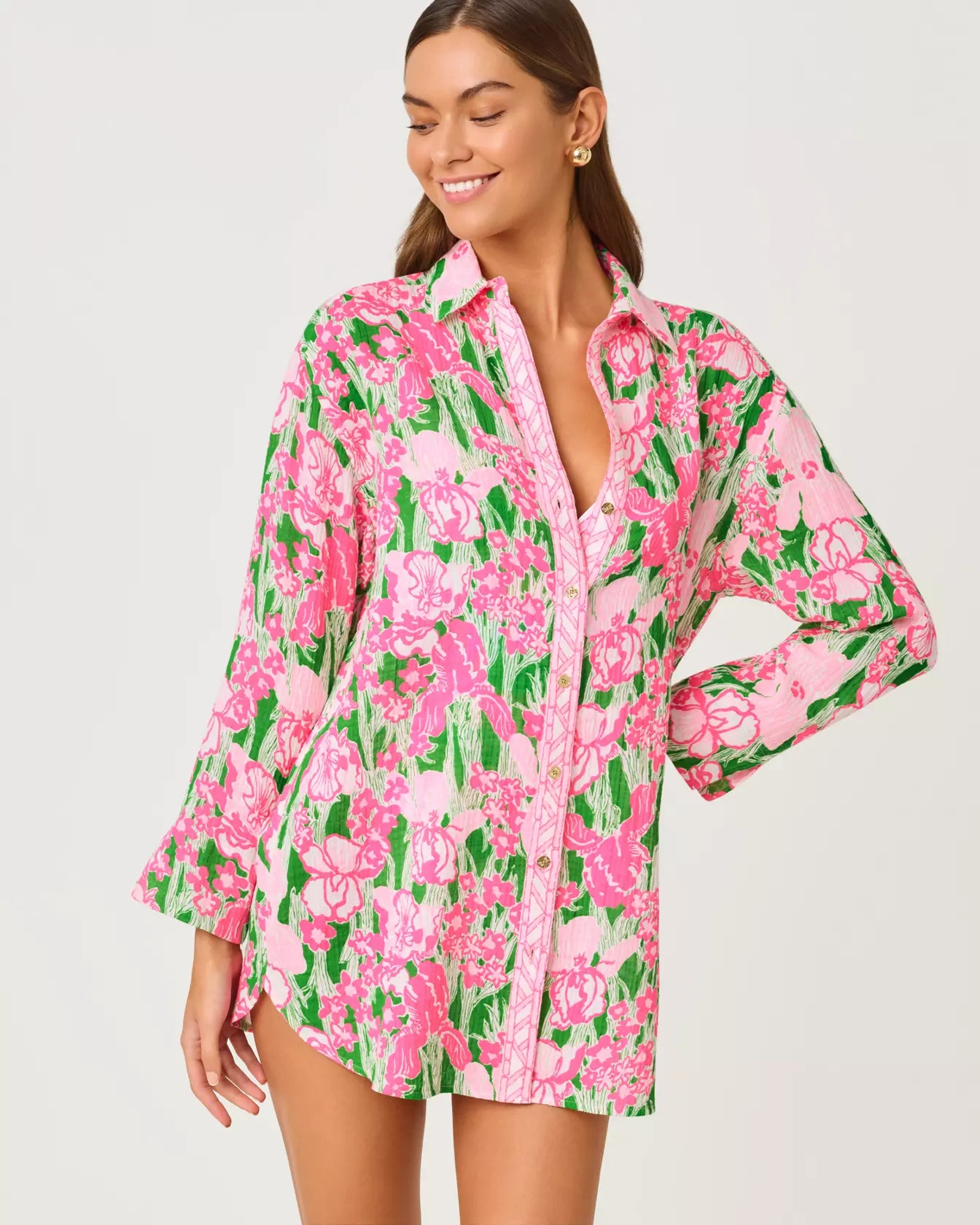 Kwitney Long-Sleeve Coverup