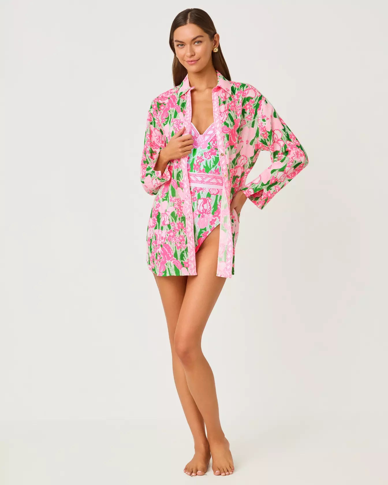 Kwitney Long-Sleeve Coverup