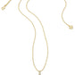Kendra Scott Cross Crystal Pendant | White Gold Crystal
