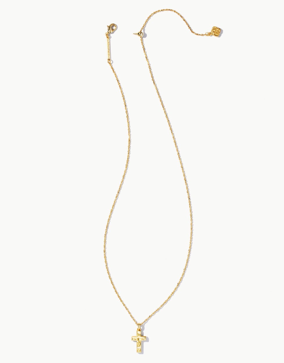 Kendra Scott Cross Pendant Necklace | Gold Metal