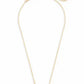 Kendra  Scott Elisa Short Pendant Necklace / Gold Iridescent Drusy