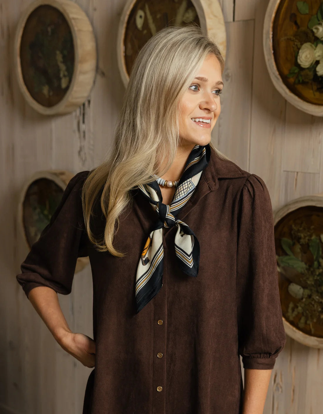 Suede Ashlynn Dress