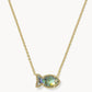 Kendra Scott Parker Fish Gold Short Pendant Necklace / Abalone Shell