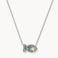 Kendra Scott Parker Fish Silver Short Pendant Necklace / Abalone Shell