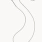 Kendra Scott Parker Fish Silver Short Pendant Necklace / Abalone Shell