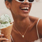 Kendra Scott Ice Cream Gold Short Pendant Necklace /  Ivory Mother-of-Pearl