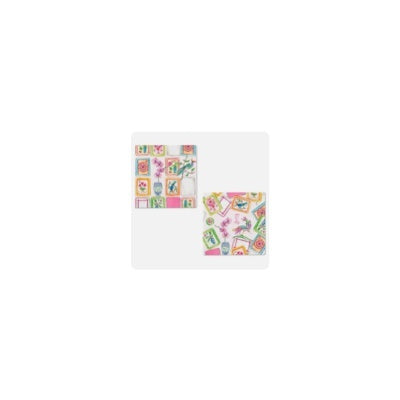 Mahjong Pink Ceramic Coaster