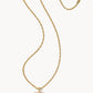 Kendra Scott Lucia Shell Gold Short Pendant Necklacee / Neutral Scallop