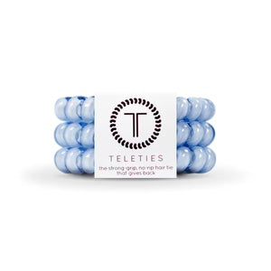 Spiral Hair Coils - Large - Washed Denim Hair Ties