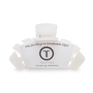 Classic Hair Clip - Large - Coconut White