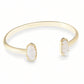 Kendra Scott Elton Cuff Bracelet / Gold Iridescent Drusy